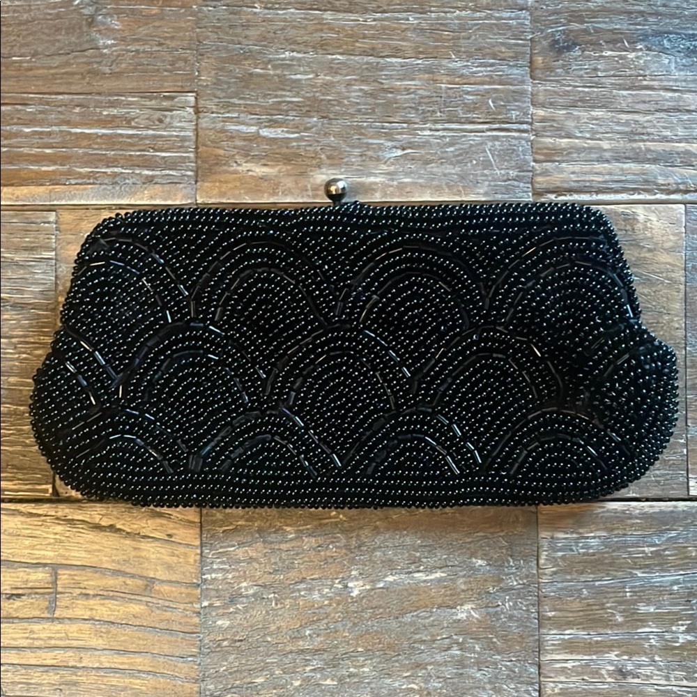 Vintage Delill Art Deco Beaded Coin Purse🖤